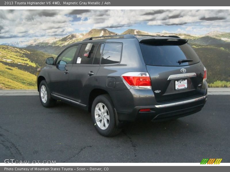 Magnetic Gray Metallic / Ash 2013 Toyota Highlander V6 4WD