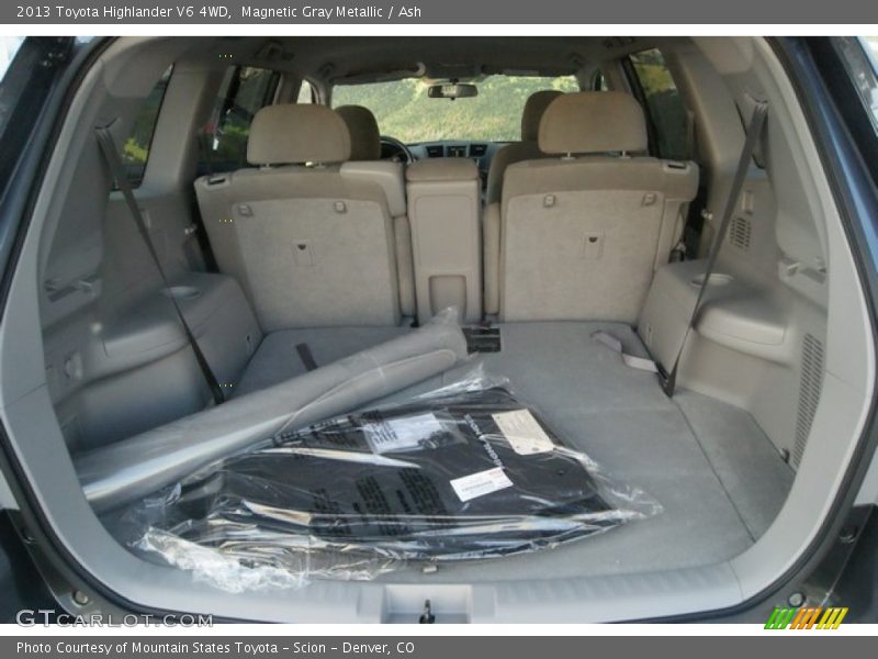 Magnetic Gray Metallic / Ash 2013 Toyota Highlander V6 4WD