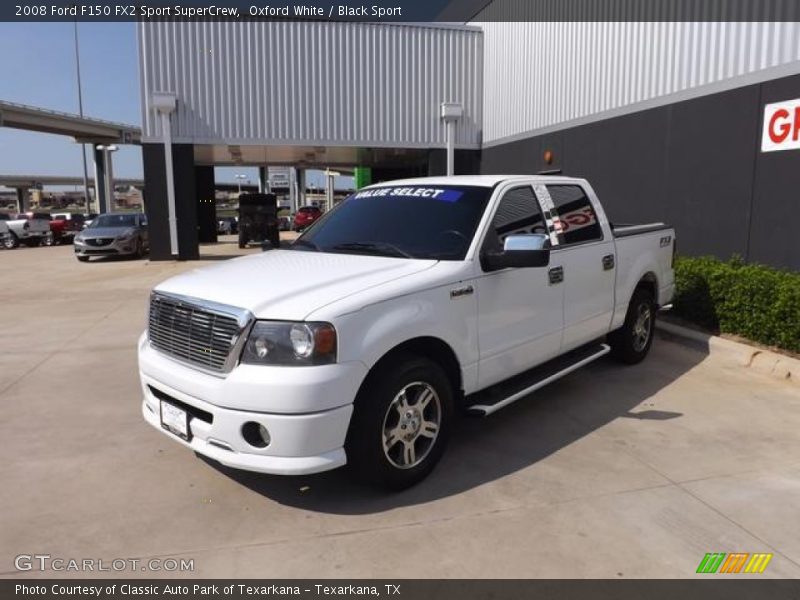 Oxford White / Black Sport 2008 Ford F150 FX2 Sport SuperCrew