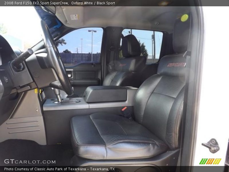 Oxford White / Black Sport 2008 Ford F150 FX2 Sport SuperCrew