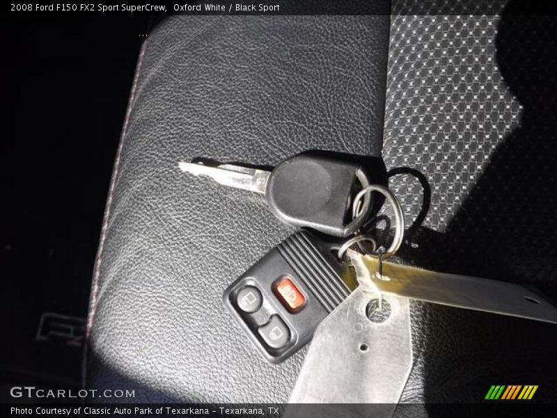 Oxford White / Black Sport 2008 Ford F150 FX2 Sport SuperCrew