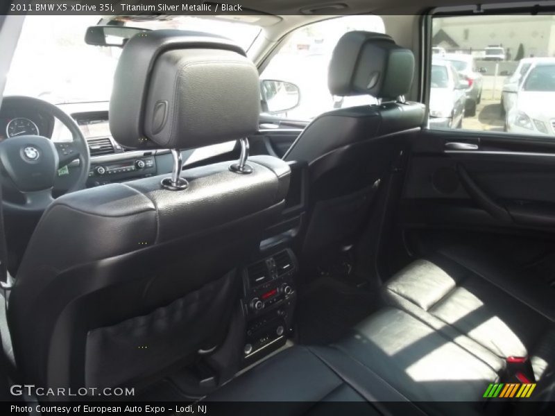 Titanium Silver Metallic / Black 2011 BMW X5 xDrive 35i