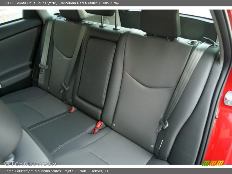 Barcelona Red Metallic / Dark Gray 2013 Toyota Prius Four Hybrid