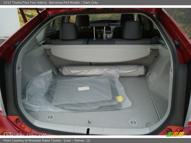 Barcelona Red Metallic / Dark Gray 2013 Toyota Prius Four Hybrid