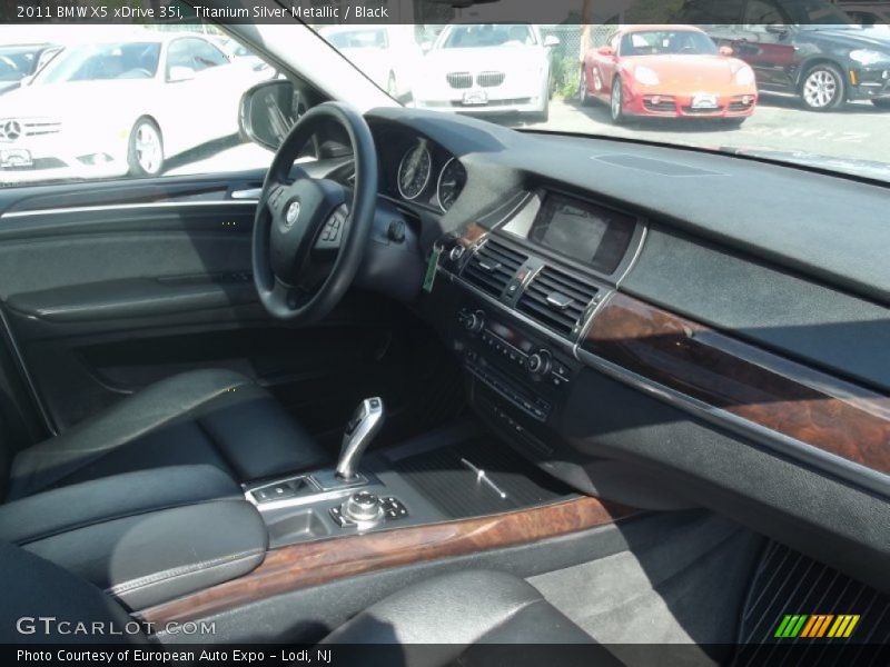 Titanium Silver Metallic / Black 2011 BMW X5 xDrive 35i