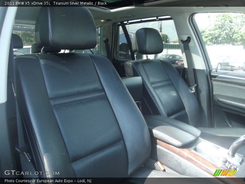 Titanium Silver Metallic / Black 2011 BMW X5 xDrive 35i