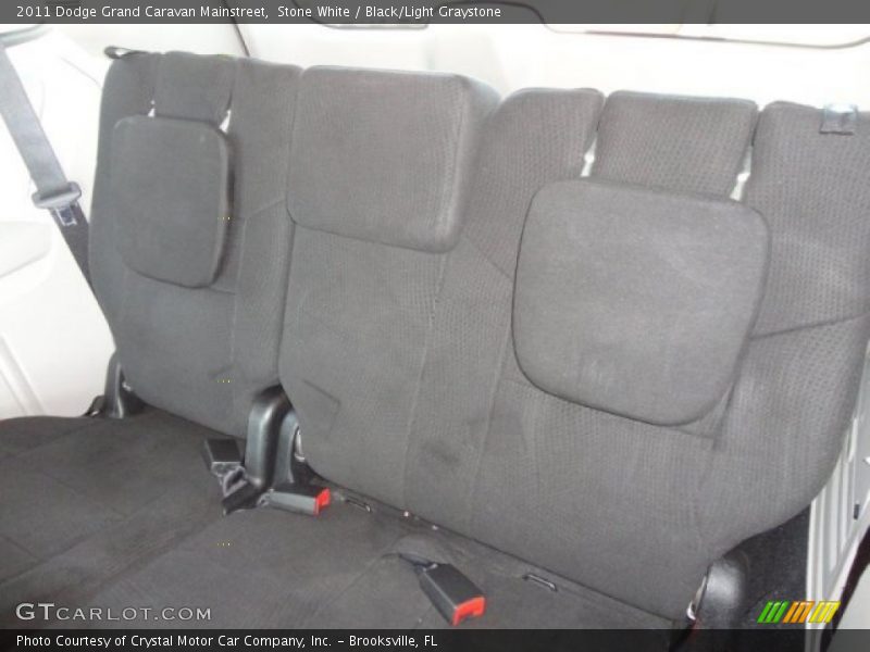 Stone White / Black/Light Graystone 2011 Dodge Grand Caravan Mainstreet