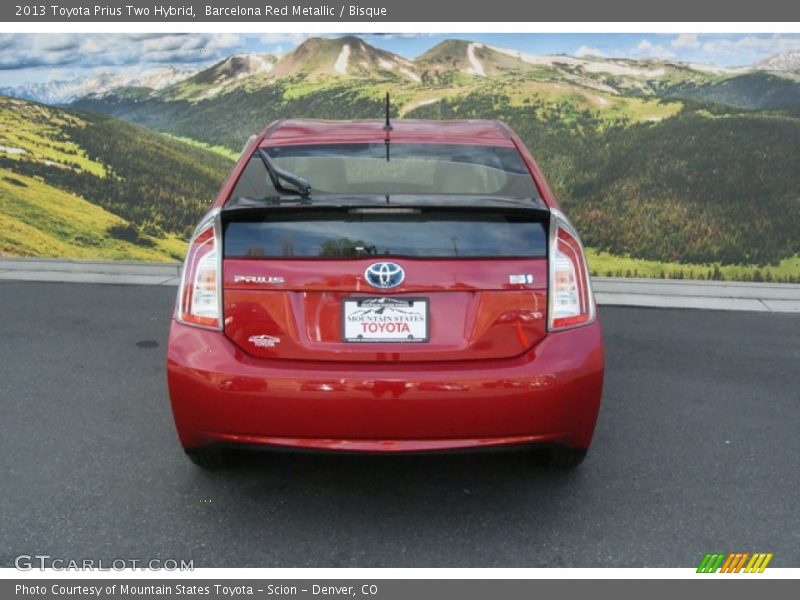 Barcelona Red Metallic / Bisque 2013 Toyota Prius Two Hybrid