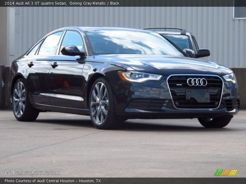 Oolong Gray Metallic / Black 2014 Audi A6 3.0T quattro Sedan