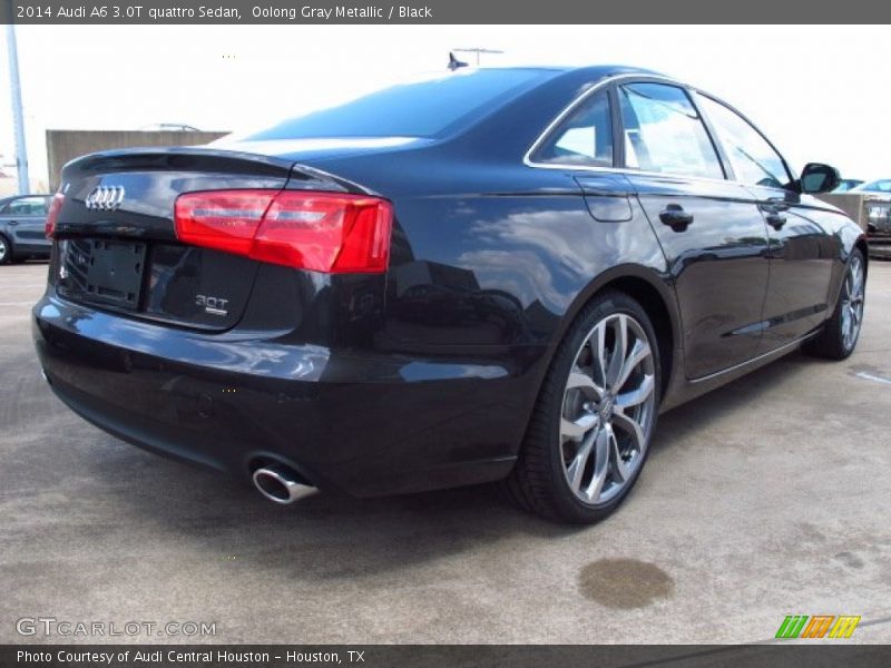 Oolong Gray Metallic / Black 2014 Audi A6 3.0T quattro Sedan