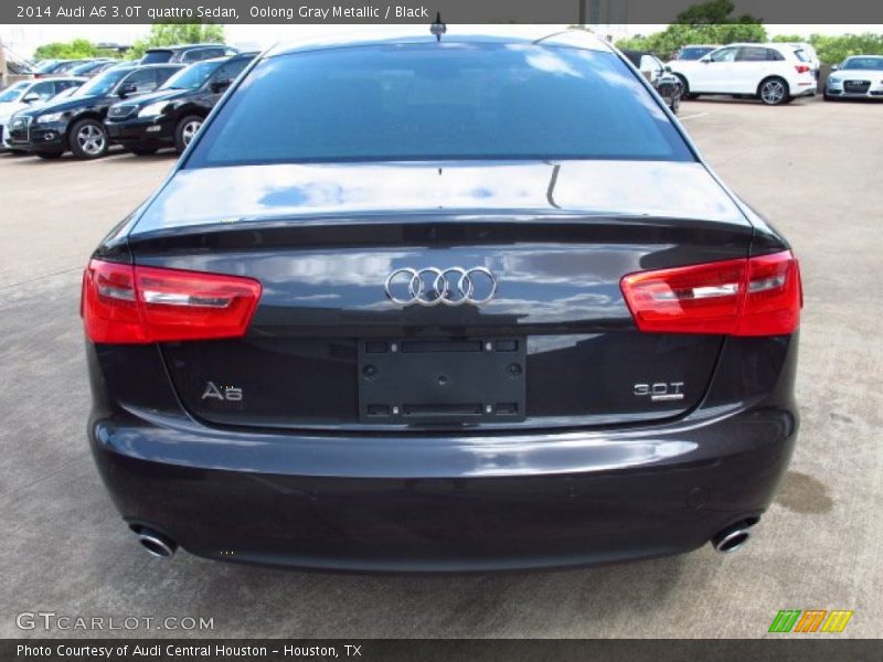 Oolong Gray Metallic / Black 2014 Audi A6 3.0T quattro Sedan