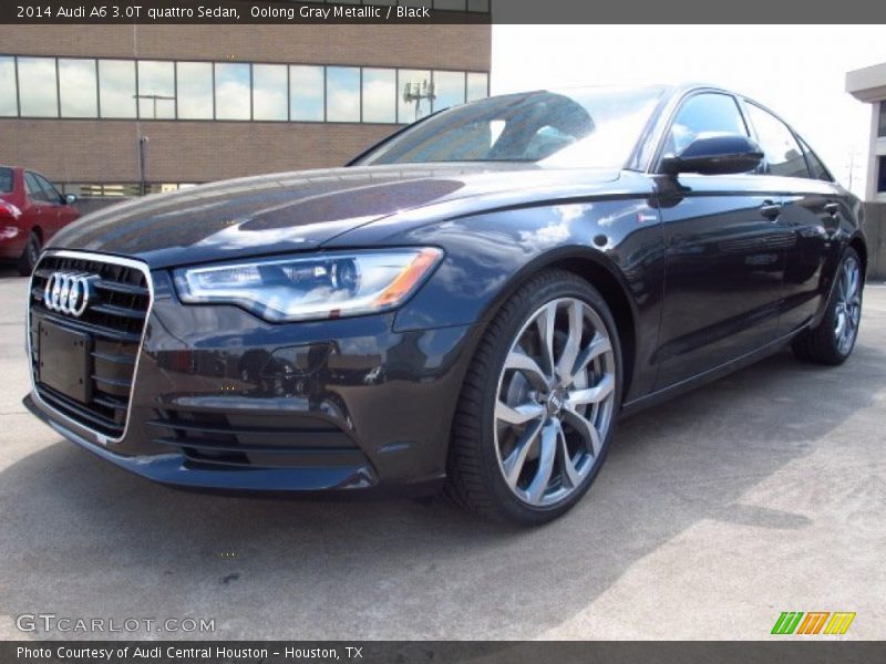 Oolong Gray Metallic / Black 2014 Audi A6 3.0T quattro Sedan