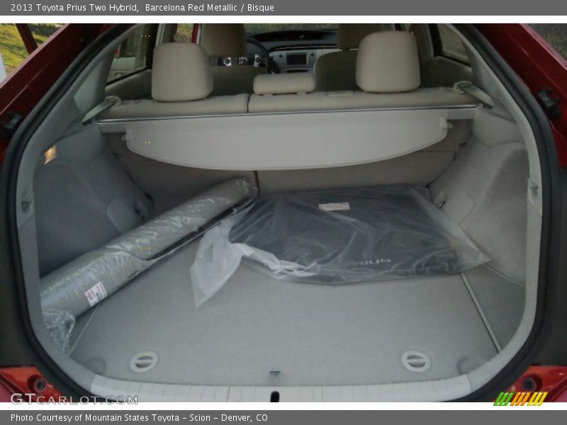 Barcelona Red Metallic / Bisque 2013 Toyota Prius Two Hybrid