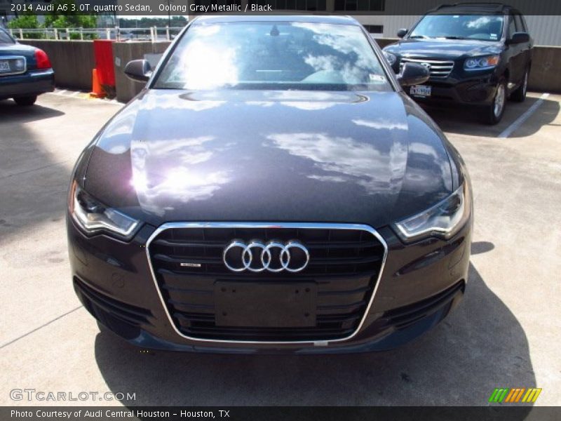 Oolong Gray Metallic / Black 2014 Audi A6 3.0T quattro Sedan