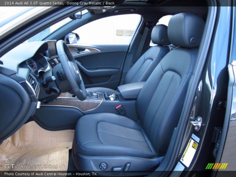 Oolong Gray Metallic / Black 2014 Audi A6 3.0T quattro Sedan
