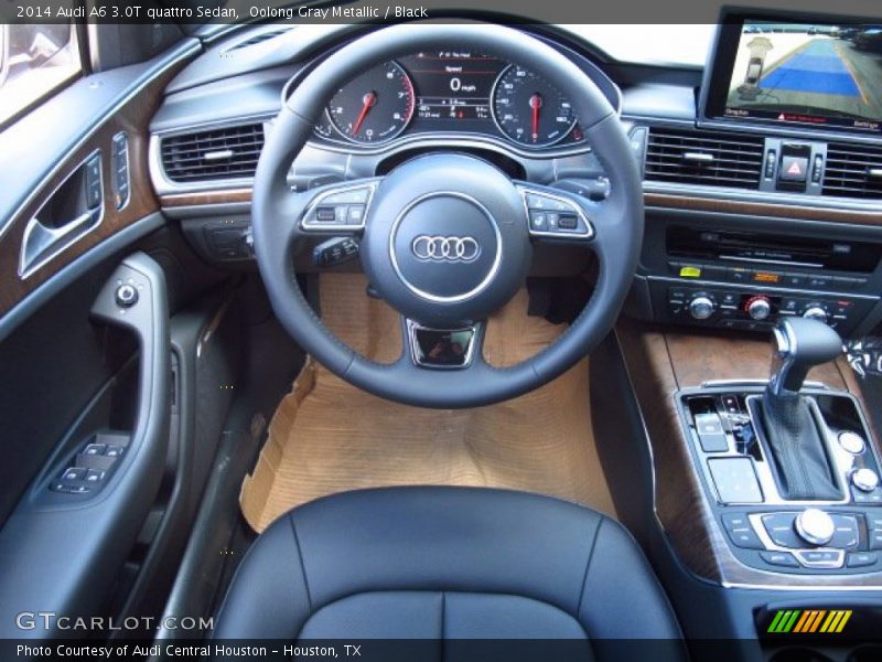 Oolong Gray Metallic / Black 2014 Audi A6 3.0T quattro Sedan