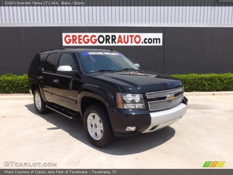 Black / Ebony 2008 Chevrolet Tahoe Z71 4x4