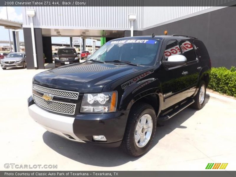 Black / Ebony 2008 Chevrolet Tahoe Z71 4x4