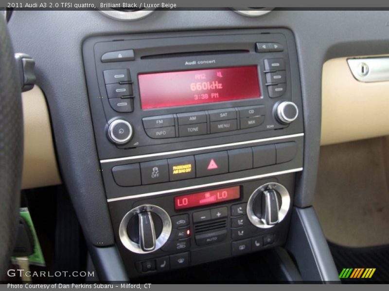 Brilliant Black / Luxor Beige 2011 Audi A3 2.0 TFSI quattro