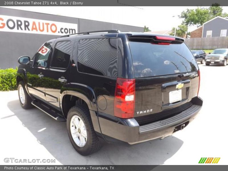 Black / Ebony 2008 Chevrolet Tahoe Z71 4x4