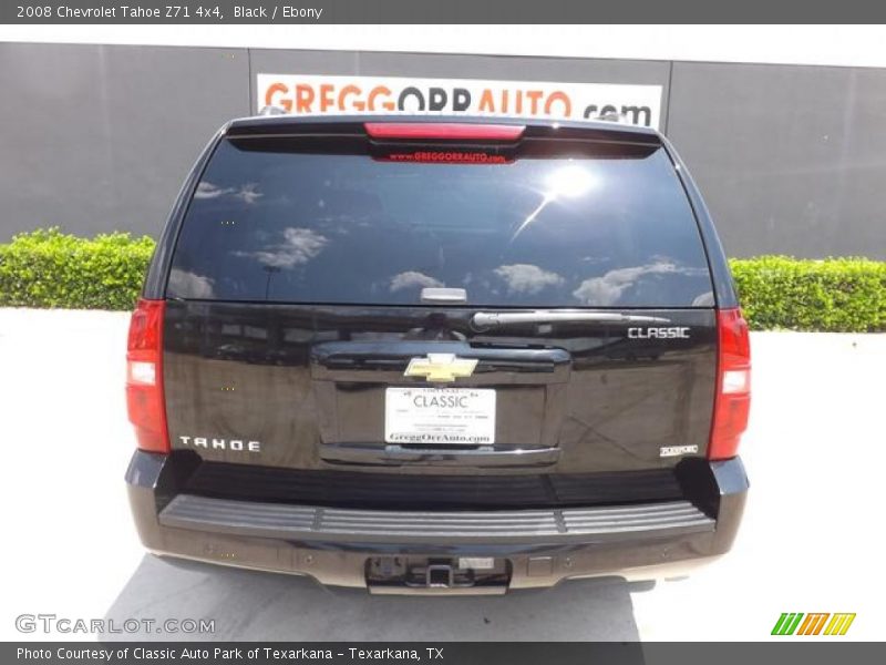 Black / Ebony 2008 Chevrolet Tahoe Z71 4x4