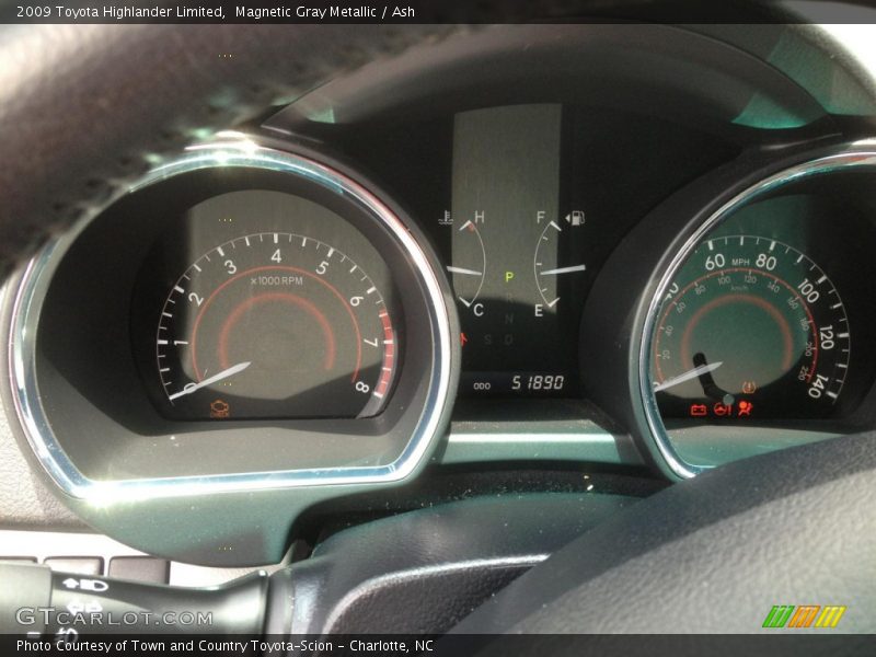 Magnetic Gray Metallic / Ash 2009 Toyota Highlander Limited