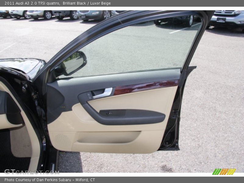 Brilliant Black / Luxor Beige 2011 Audi A3 2.0 TFSI quattro