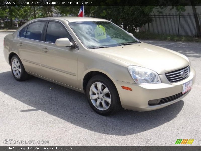 Light Almond Beige Metallic / Beige 2007 Kia Optima LX V6