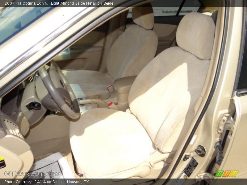 Light Almond Beige Metallic / Beige 2007 Kia Optima LX V6