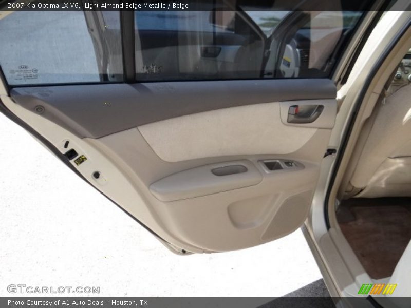 Light Almond Beige Metallic / Beige 2007 Kia Optima LX V6