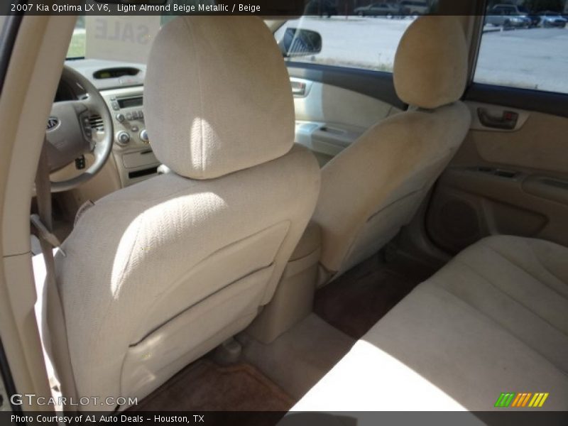Light Almond Beige Metallic / Beige 2007 Kia Optima LX V6