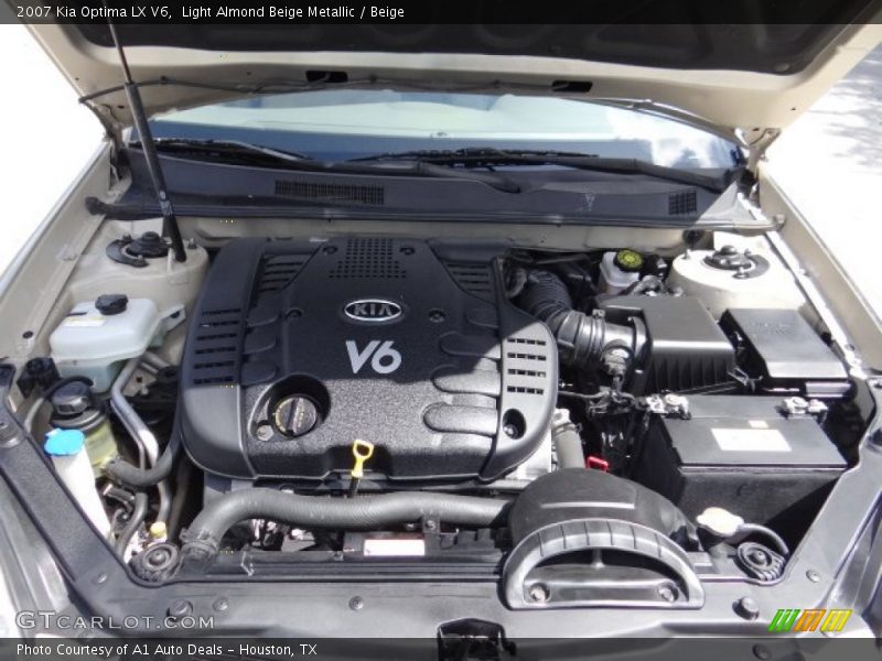 Light Almond Beige Metallic / Beige 2007 Kia Optima LX V6