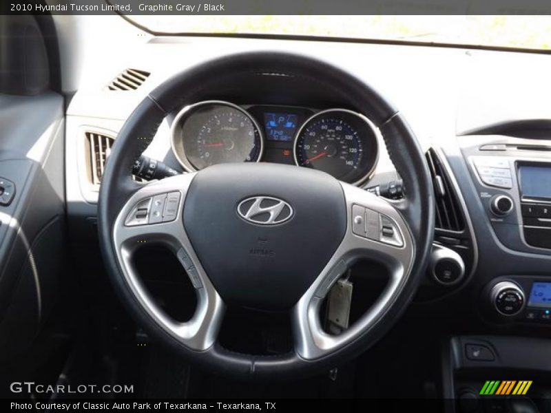 Graphite Gray / Black 2010 Hyundai Tucson Limited