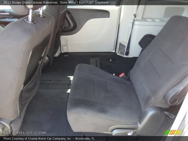 Stone White / Black/Light Graystone 2011 Dodge Grand Caravan Mainstreet