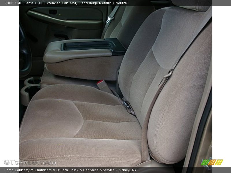 Sand Beige Metallic / Neutral 2006 GMC Sierra 1500 Extended Cab 4x4