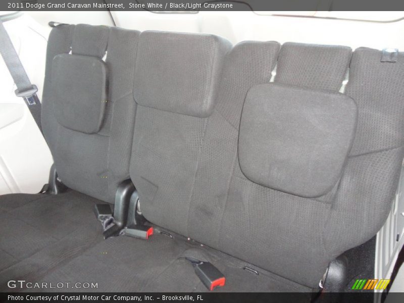Stone White / Black/Light Graystone 2011 Dodge Grand Caravan Mainstreet