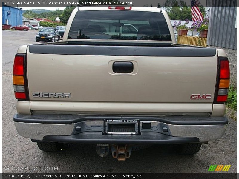 Sand Beige Metallic / Neutral 2006 GMC Sierra 1500 Extended Cab 4x4