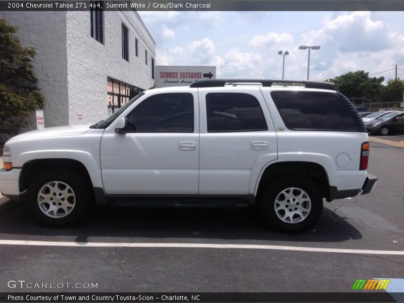 Summit White / Gray/Dark Charcoal 2004 Chevrolet Tahoe Z71 4x4