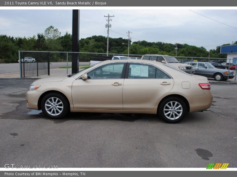 Sandy Beach Metallic / Bisque 2011 Toyota Camry XLE V6