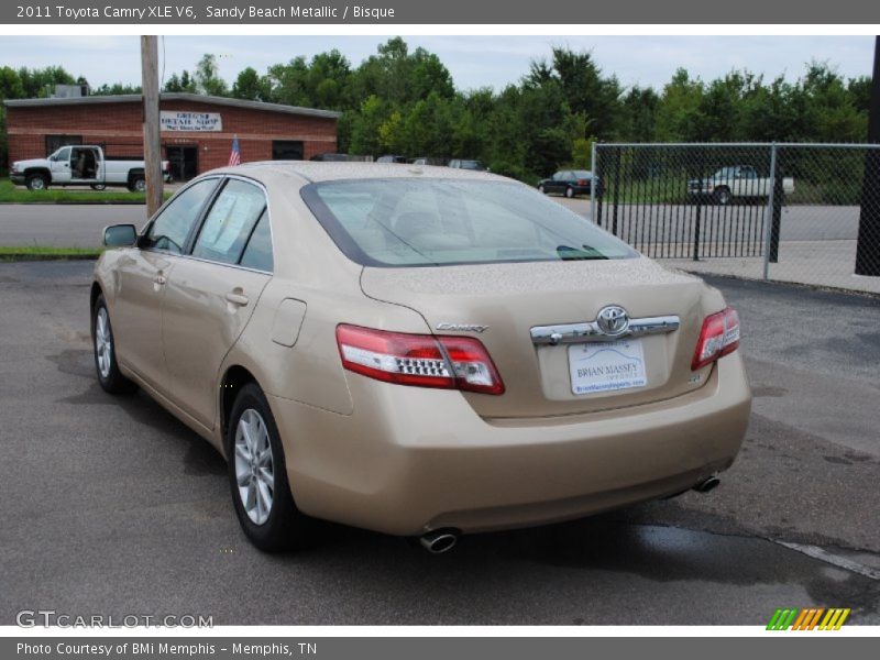 Sandy Beach Metallic / Bisque 2011 Toyota Camry XLE V6
