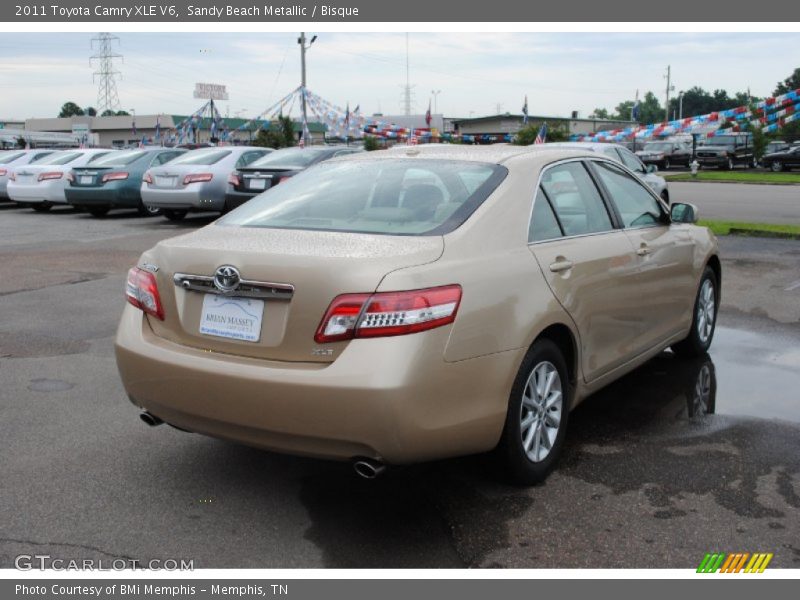 Sandy Beach Metallic / Bisque 2011 Toyota Camry XLE V6