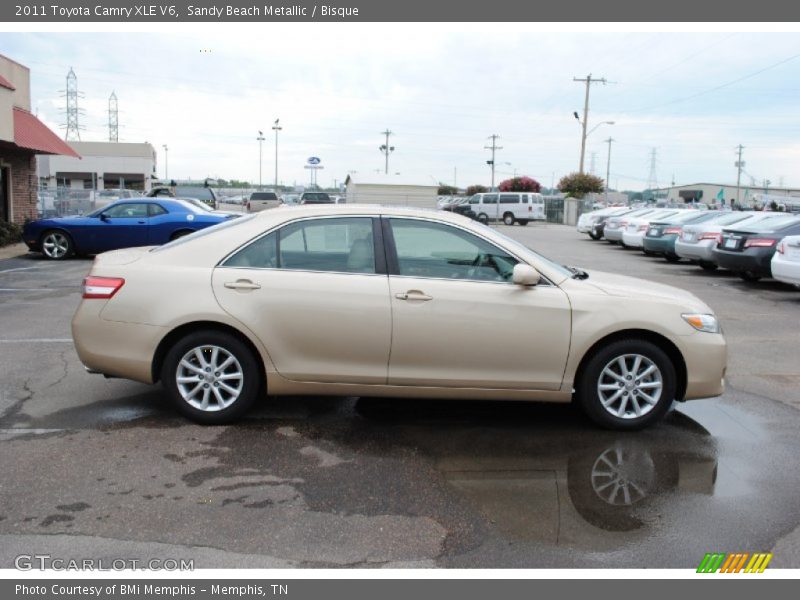 Sandy Beach Metallic / Bisque 2011 Toyota Camry XLE V6
