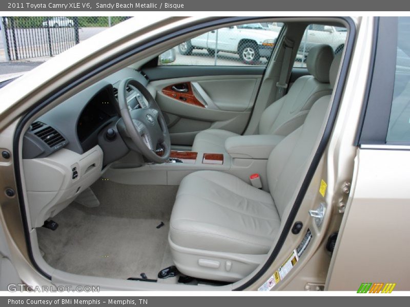Sandy Beach Metallic / Bisque 2011 Toyota Camry XLE V6