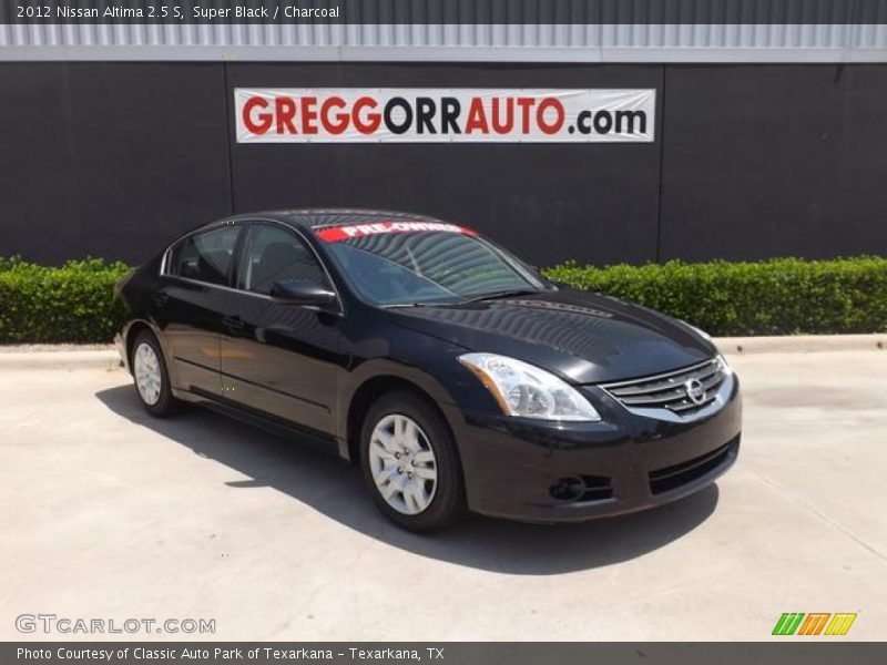 Super Black / Charcoal 2012 Nissan Altima 2.5 S