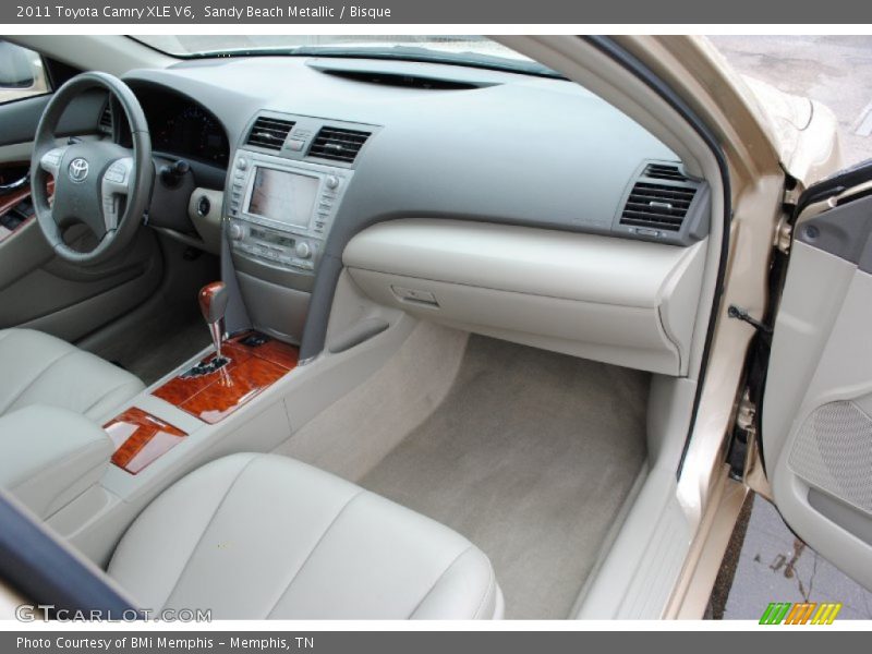 Sandy Beach Metallic / Bisque 2011 Toyota Camry XLE V6