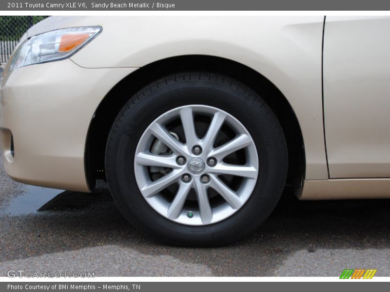 Sandy Beach Metallic / Bisque 2011 Toyota Camry XLE V6