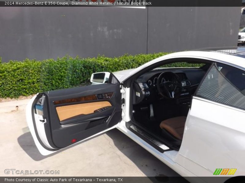 Diamond White Metallic / Natural Beige/Black 2014 Mercedes-Benz E 350 Coupe