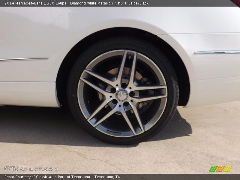 Diamond White Metallic / Natural Beige/Black 2014 Mercedes-Benz E 350 Coupe