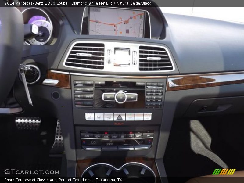 Diamond White Metallic / Natural Beige/Black 2014 Mercedes-Benz E 350 Coupe