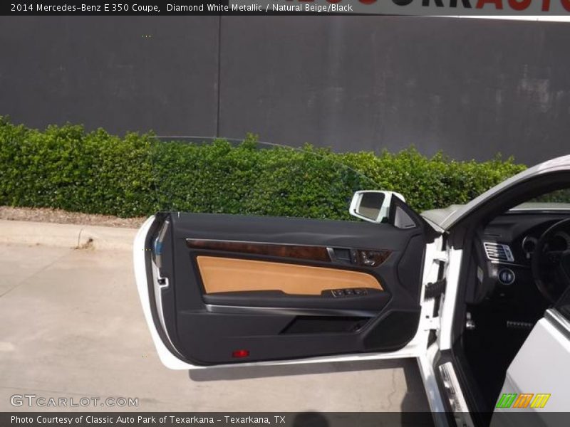 Diamond White Metallic / Natural Beige/Black 2014 Mercedes-Benz E 350 Coupe